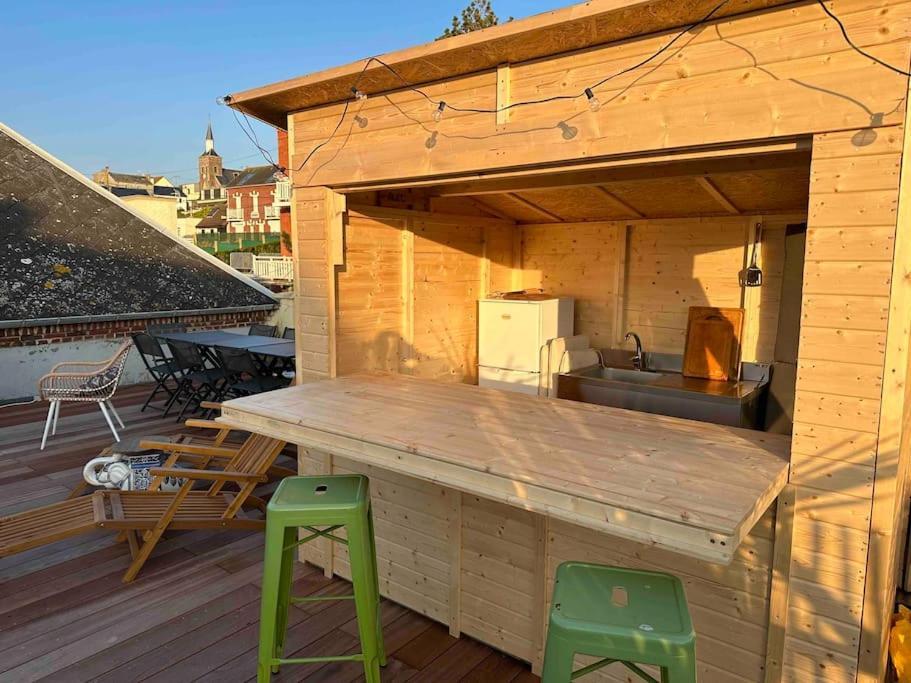 Ferienwohnung La Terrasse D'Ault Exterior foto